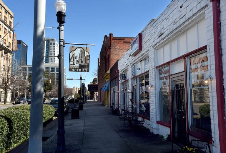 Photo of Historic 4th Avenue District with Birmingham Small Businesses